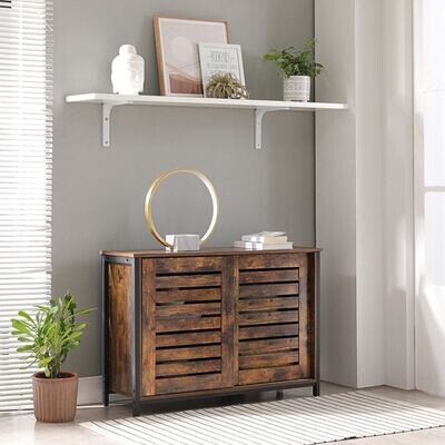 Sideboard, Kommode, Küchenschrank mit Schiebetüren