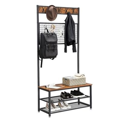 Industrial Look Garderobe &amp; Schuhregal