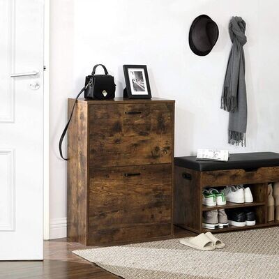 Schuhschrank, Kommode mit 2 Klappen