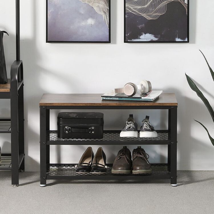 Industrie-Design Schuhbank &amp; Regal
