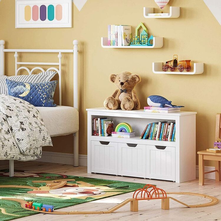 Spielzeugschrank für Kinderzimmer Weiss