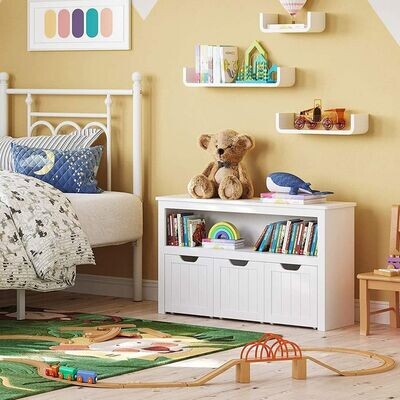 Spielzeugschrank für Kinderzimmer Weiss