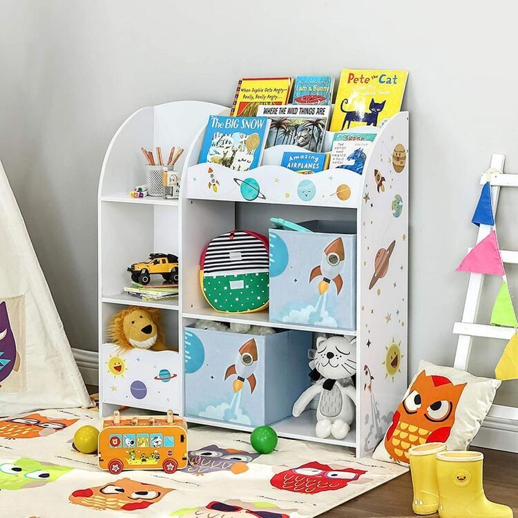 Organizer für Spielzeug und Bücher Motiv Astronaut, Weltraum