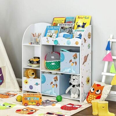 Organizer für Spielzeug und Bücher Motiv Astronaut, Weltraum