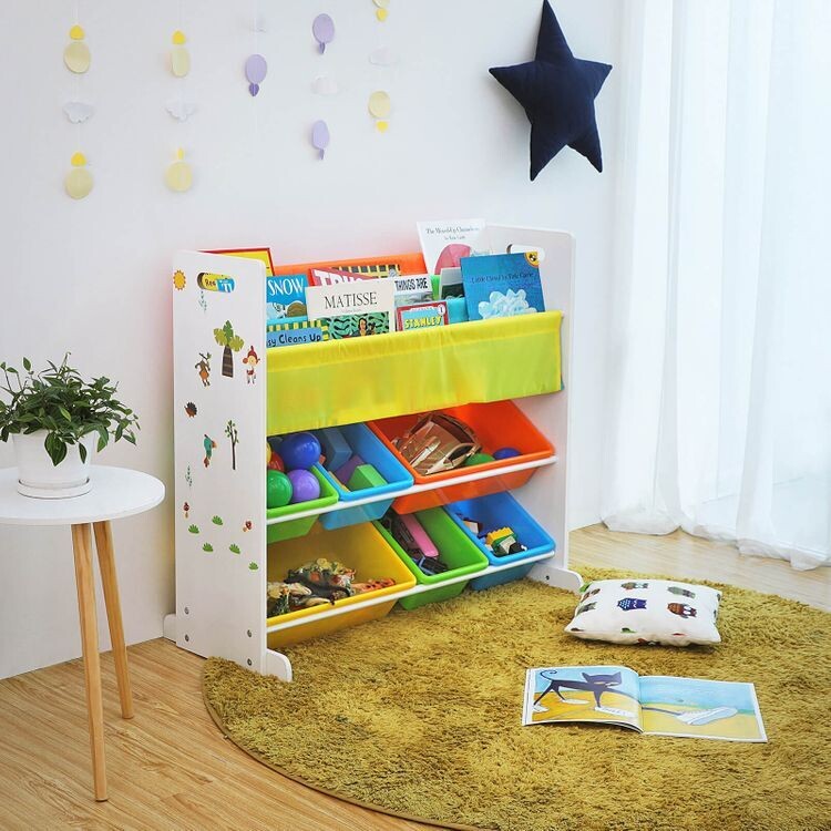Kinderregal für Spielzeug &amp; Bücher