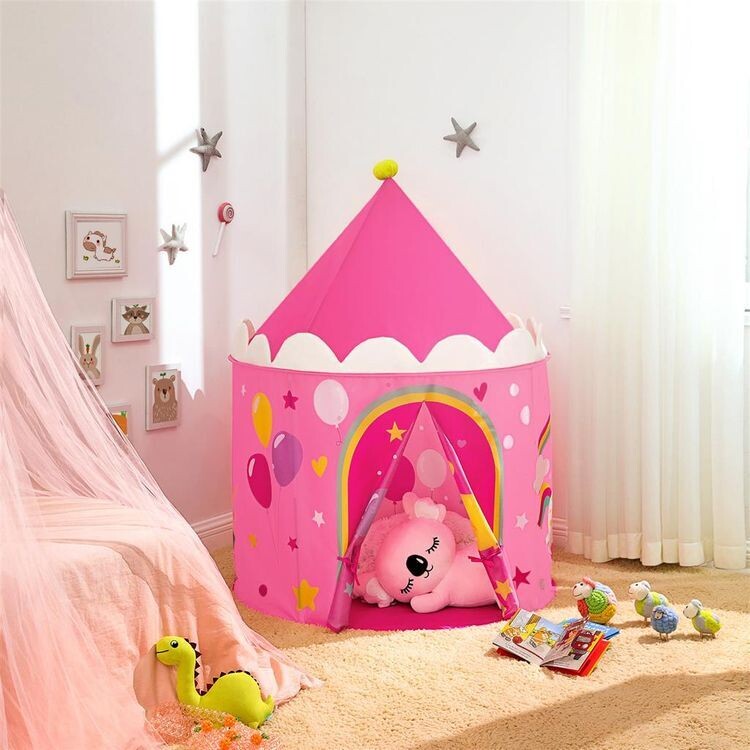 Spielzelt Prinzessinnenschloss Motiv Einhorn