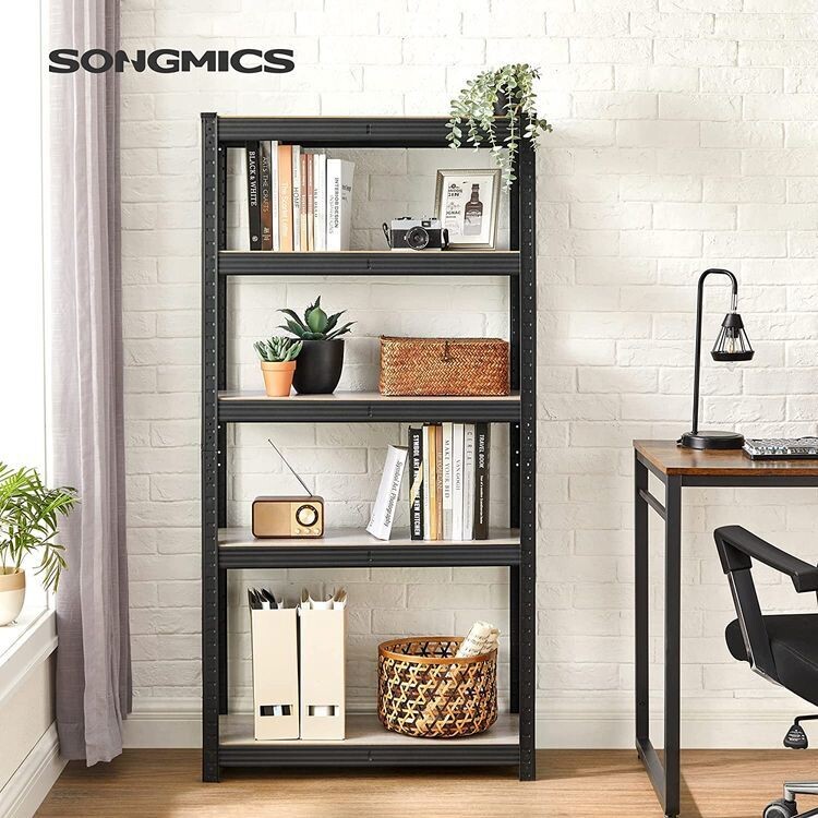 Schwerlastregal mit 5 Ebenen 150 x 75 x 30 cm Industrie-Design