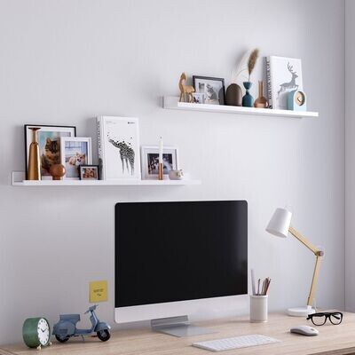 Wandregale 2er Set weiss