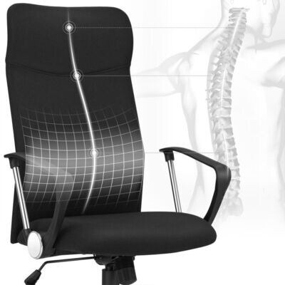 Ergonomischer Bürostuhl schwarz
