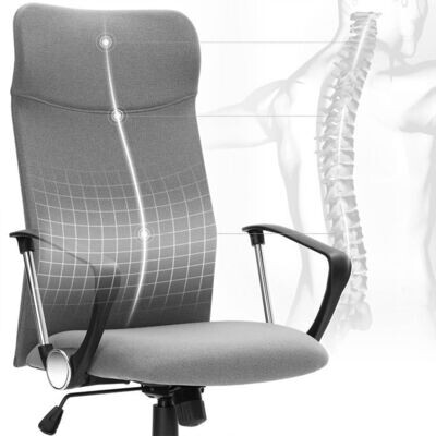 Ergonomischer Schreibtischstuhl grau