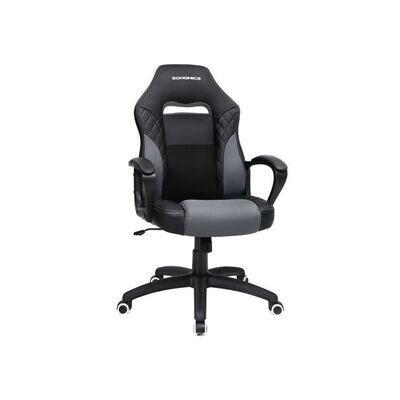 Moderner Gamingstuhl Schwarz-Grau