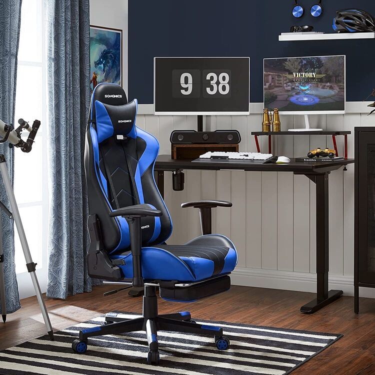 Gaming Stuhl schwarz-blau