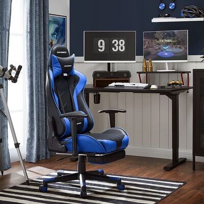 Gaming Stuhl schwarz-blau