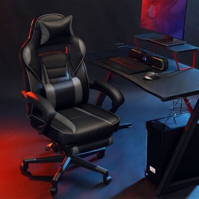 Gamingstuhl schwarz-grau