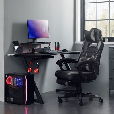 Gamingstuhl schwarz-grau
