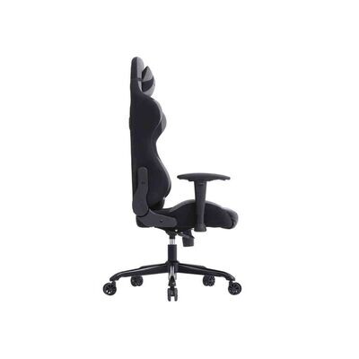 Gamingstuhl Polyester Schwarz-Grau