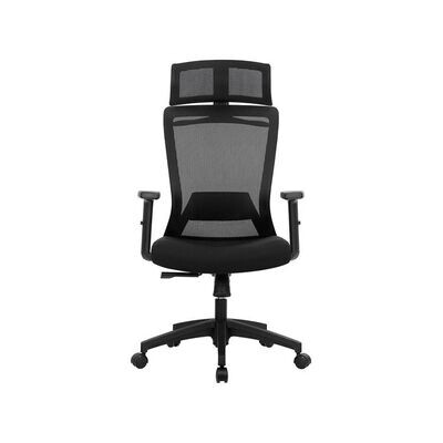 schicker ergonomischer Bürostuhl schwarz