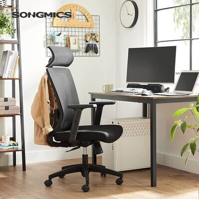 schicker ergonomischer Bürostuhl schwarz