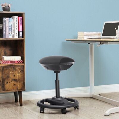 Ergonomischer Arbeitshocker höhenverstellbar extra grosser Sitz, 10° Neigung