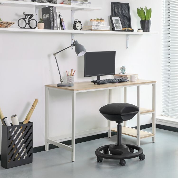 Ergonomischer Arbeitshocker höhenverstellbar extra grosser Sitz, 10° Neigung