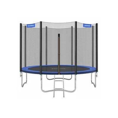 Trampolin Ø 366 cm schwarz-blau