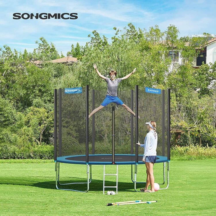 Trampolin Ø 305 cm himmelblau
