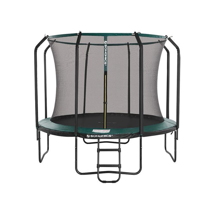 Trampolin 305 cm schwarz-dunkelgrün