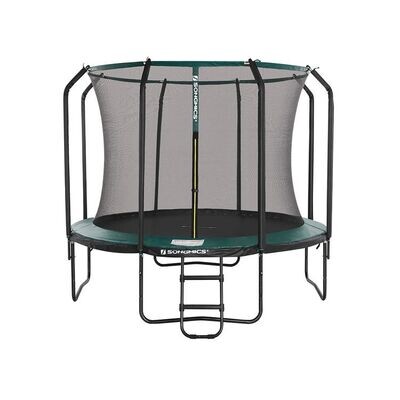 Trampolin 305 cm schwarz-dunkelgrün