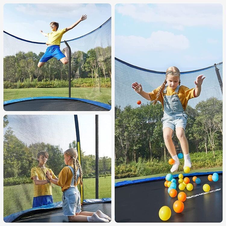 Trampolin Ø 305 cm dunkelblau