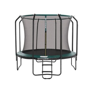 Trampolin gross Ø 366 cm mit Innennetz grün