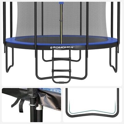 Trampolin Ø 366 cm dunkelblau