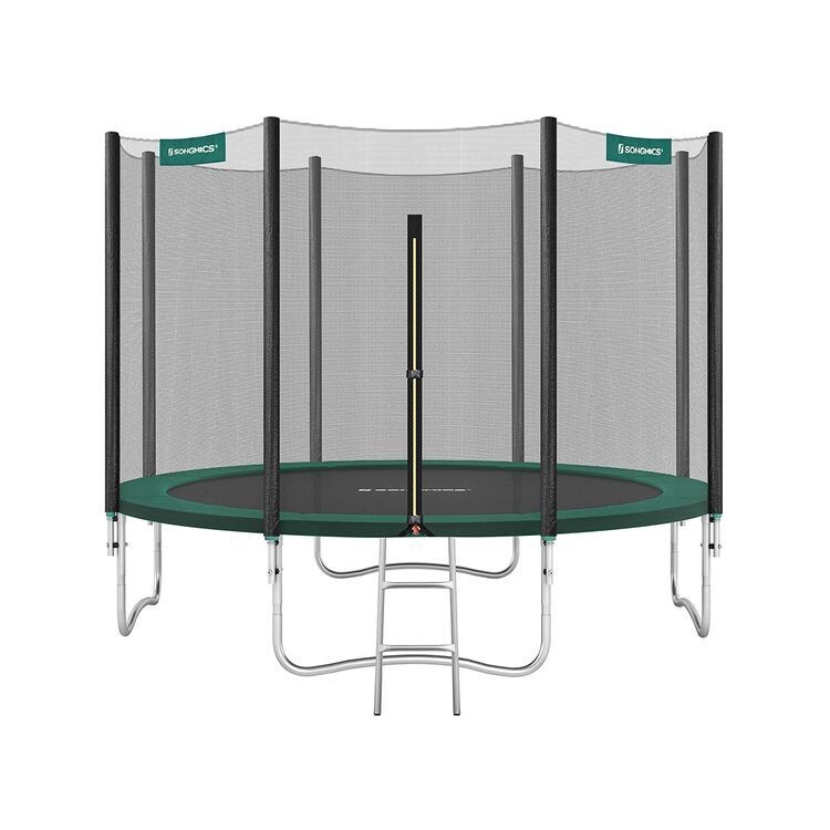 Trampolin Ø 305 cm schwarz-grün