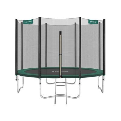 Trampolin Ø 305 cm schwarz-grün