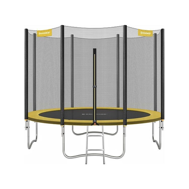 Grosses Trampolin Ø 305 cm gelb