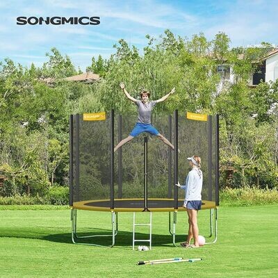 Grosses Trampolin Ø 305 cm gelb