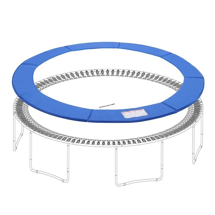 Randabdeckung für Ø 305 cm Trampolin blau