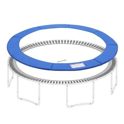 Randabdeckung für Ø 366 cm Trampolin blau