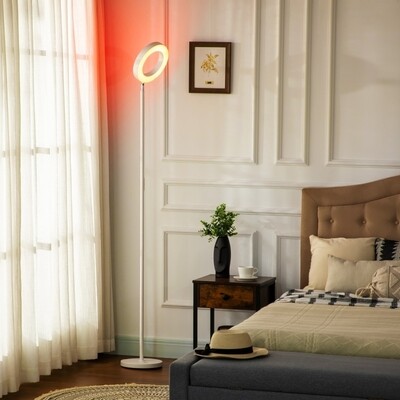LED-Stehleuchte, Deckenfluter, smart, App- &amp; Sprachsteuerung, viele Farben