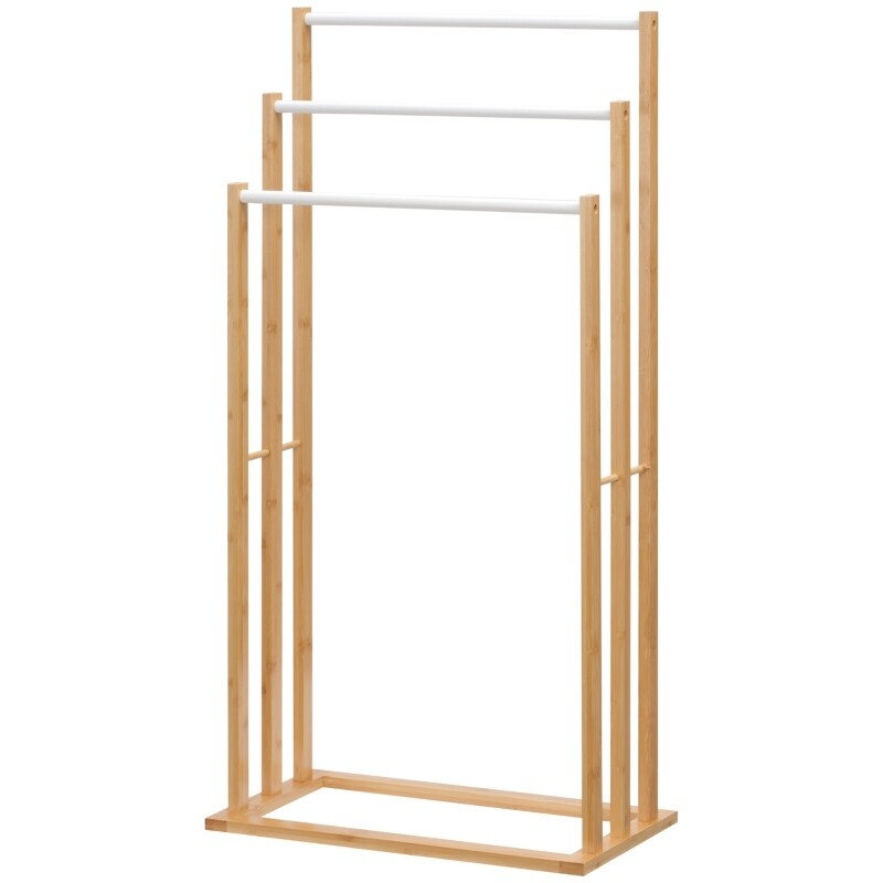 Handtuchständer aus Bambus. 3-teiliges Design