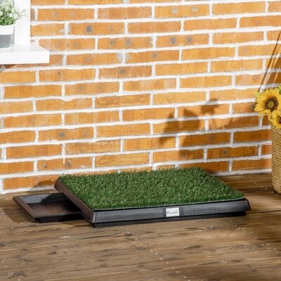 Welpentoilette Hundetoilette Hundeklo Welpen Hunde WC Kunstgras 63x51cm
