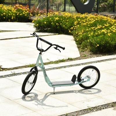 Tretroller Scooter Cityroller Kinder verstellbar Aluminium Blau