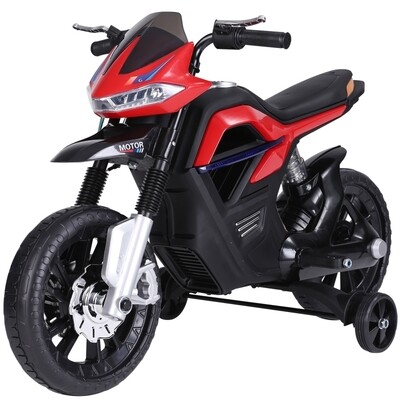Elektro-Motorrad Motorrad für Kinder ab 3 Jahren Elektrofahrzeuge 3 km/h PP Rot