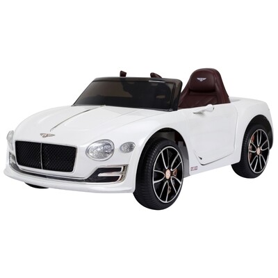 Elektro Kinderauto Bentley Metall, Kunststoff 108 x 60 x 43 cm Weiss