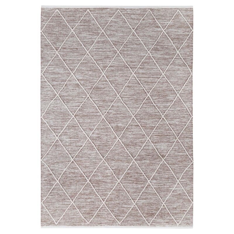 Teppich aus Baumwolle Braun 240 x 170 x 0,7 cm