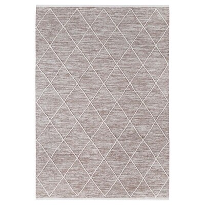 Teppich aus Baumwolle Braun 240 x 170 x 0,7 cm