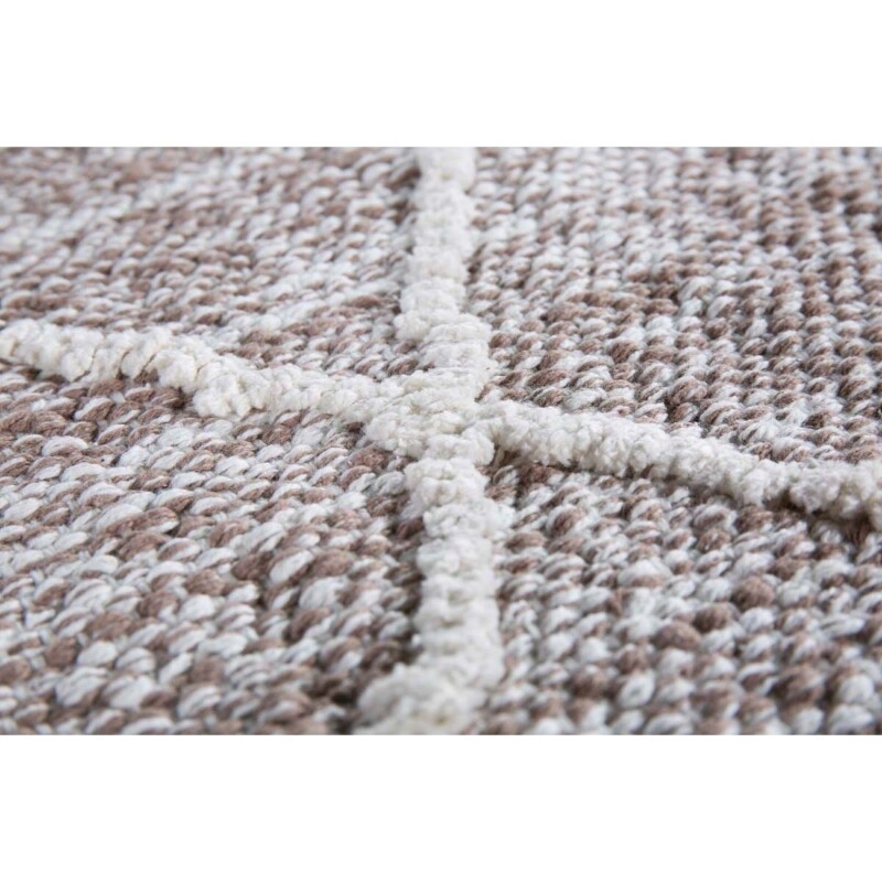 Teppich aus Baumwolle Braun 240 x 170 x 0,7 cm