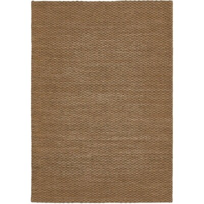 Teppich aus Wolle Taupe 190 x 130 x 1 cm