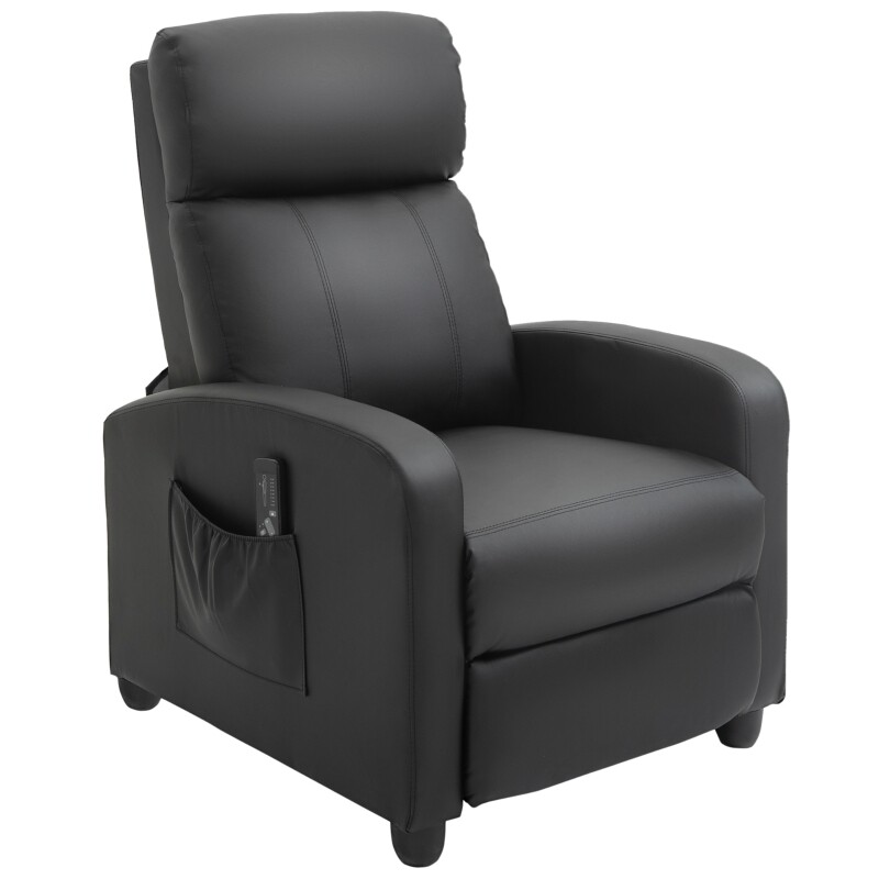 Massagesessel Relaxsessel Fernsehsessel Schwarz