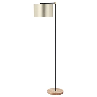 Elegante Stehlampe mit Stoffschirm