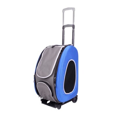 Ibiyaya EVA, PetStroller, Hundbuggy Hundewagen, 5 in 1, Blau